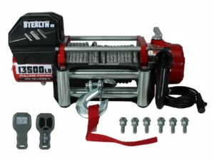 Elvinsch Stealth 13500 V2, 24 V, 6,1 tons dragvikt, vajer